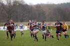 No catching Tynedale's Matty Shieds as he runs half the length of the field to scoring a try against Old Albanians. Photo: David T. Hewitson/Sports for All Pics